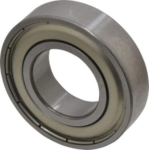 SKF - 1" Bore Diam, 2" OD, Double Shield Deep Groove Radial Ball Bearing - 1/2" Wide, 1 Row, Round Bore, 1,350 Lb Static Capacity, 2,270 Lb Dynamic Capacity - USA Tool & Supply