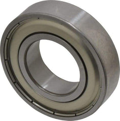 SKF - 1" Bore Diam, 2" OD, Double Shield Deep Groove Radial Ball Bearing - 1/2" Wide, 1 Row, Round Bore, 1,350 Lb Static Capacity, 2,270 Lb Dynamic Capacity - USA Tool & Supply