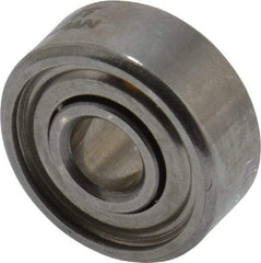 SKF - 1/8" Bore Diam, 3/8" OD, Double Shield Deep Groove Radial Ball Bearing - 5/32" Wide, 1 Row, Round Bore, 27 Lb Static Capacity, 70 Lb Dynamic Capacity - USA Tool & Supply