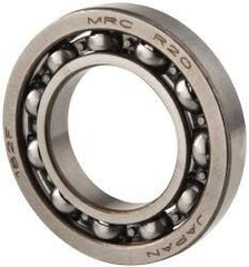 SKF - 1-1/4" Bore Diam, 2-1/4" OD, Open Deep Groove Radial Ball Bearing - 3/8" Wide, 1 Row, Round Bore, 2,090 Lb Static Capacity, 3,150 Lb Dynamic Capacity - USA Tool & Supply