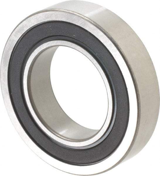 SKF - 1-1/4" Bore Diam, 2-1/4" OD, Double Seal Deep Groove Radial Ball Bearing - 1/2" Wide, 1 Row, Round Bore, 2,090 Lb Static Capacity, 3,150 Lb Dynamic Capacity - USA Tool & Supply