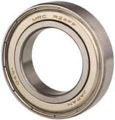 SKF - 1-1/2" Bore Diam, 2-5/8" OD, Double Shield Deep Groove Radial Ball Bearing - 9/16" Wide, 1 Row, Round Bore, 2,650 Lb Static Capacity, 3,780 Lb Dynamic Capacity - USA Tool & Supply