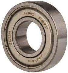 SKF - 1/2" Bore Diam, 1-1/8" OD, Double Shield Deep Groove Radial Ball Bearing - 5/16" Wide, 1 Row, Round Bore, 540 Lb Static Capacity, 1,140 Lb Dynamic Capacity - USA Tool & Supply