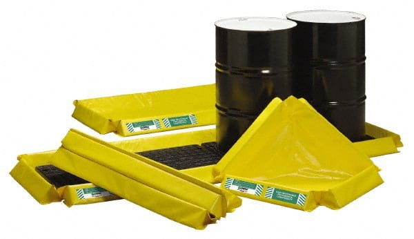 Enpac - Spill Pallets, Platforms, Sumps & Basins Number of Drums: 8 Sump Capacity (Gal.): 80.00 - USA Tool & Supply