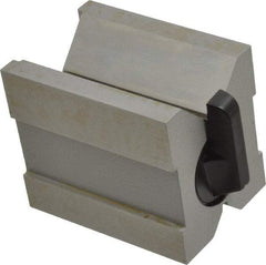 SPI - 0.19 to 1-3/4" Capacity, 90° Angle, Steel V-Block - 2-3/8" Long x 2-3/4" Wide x 2" High, Sold as Individual - USA Tool & Supply