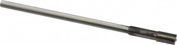 Made in USA - 0.2041 to 0.221" Diam, 13/64" Diam Shank, 1-1/4" Flute, Semi Finish Semi Ground Chucking Reamer - USA Tool & Supply