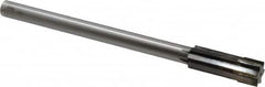 Made in USA - 0.6911 to 0.722" Diam, 9/16" Diam Shank, 2-1/4" Flute, Semi Finish Semi Ground Chucking Reamer - USA Tool & Supply