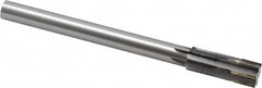 Made in USA - 0.8471 to 0.878" Diam, 3/4" Diam Shank, 2-5/8" Flute, Semi Finish Semi Ground Chucking Reamer - USA Tool & Supply