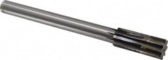 Made in USA - 1.0661 to 1.128" Diam, 7/8" Diam Shank, 2-7/8" Flute, Semi Finish Semi Ground Chucking Reamer - USA Tool & Supply