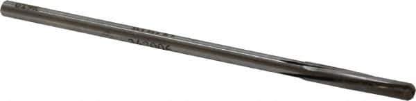Made in USA - 3/16" Carbide-Tipped 4 Flute Chucking Reamer - Spiral Flute, 11/64" Straight Shank, 1-1/8" Flute Length, 4-1/2" OAL - USA Tool & Supply