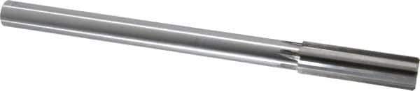 Made in USA - 3/4" Carbide-Tipped 6 Flute Chucking Reamer - Straight Flute, 5/8" Straight Shank, 2-1/2" Flute Length, 9-1/2" OAL - USA Tool & Supply