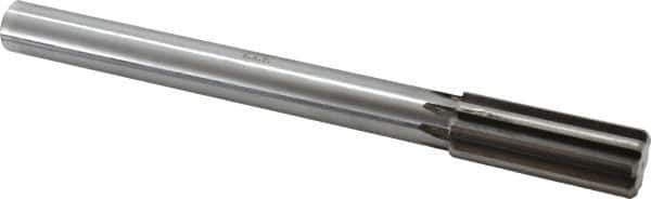 Made in USA - 1-1/16" Carbide-Tipped 8 Flute Chucking Reamer - Straight Flute, 7/8" Straight Shank, 2-3/4" Flute Length, 10-1/2" OAL - USA Tool & Supply