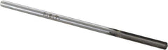 Made in USA - 0.1865" Carbide-Tipped 4 Flute Chucking Reamer - Straight Flute, 1-1/8" Straight Shank, 1-1/8" Flute Length, 4-1/2" OAL - USA Tool & Supply