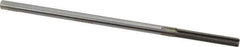 Made in USA - 1/4" Carbide-Tipped 4 Flute Chucking Reamer - Straight Flute, 1-1/2" Straight Shank, 1-1/2" Flute Length, 6" OAL - USA Tool & Supply