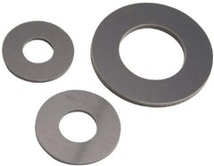 Made in USA - 5/16" Screw, Grade Gray PVC Standard Flat Washer - 3/8" ID x 7/8" OD, 0.062" Thick, Plain Finish - USA Tool & Supply
