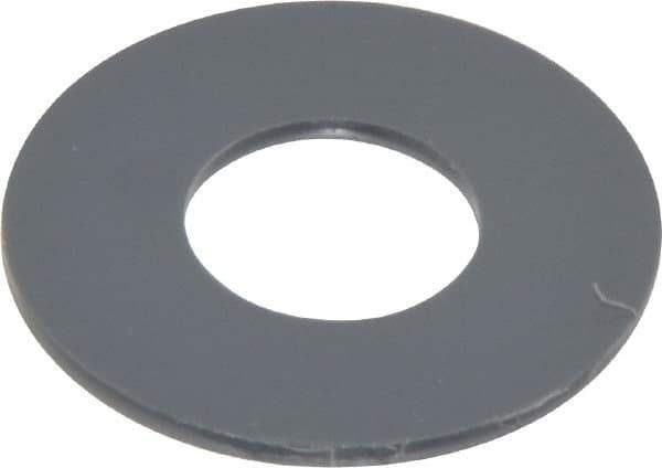 Made in USA - 1/2" Screw, Grade Gray PVC Standard Flat Washer - 0.562" ID x 1-1/4" OD, 0.062" Thick, Plain Finish - USA Tool & Supply