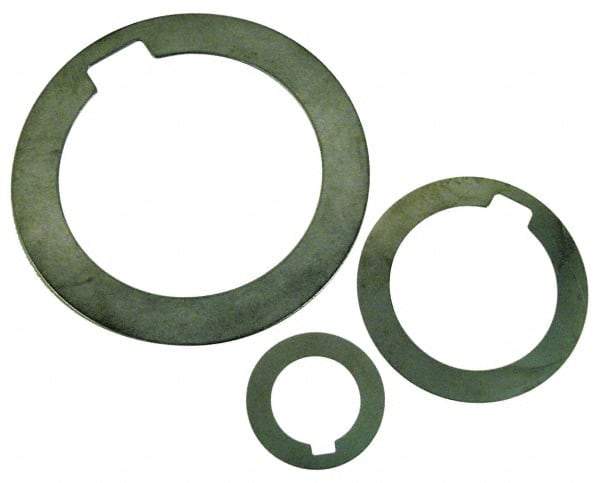 Made in USA - 0.047" Long x 1/2" Wide Notch, 0.031" Thick Internal Notched Washer - 18-8 Stainless Steel, 2" ID, 2-3/4" OD - USA Tool & Supply