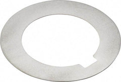 Made in USA - 0.078" Long x 3/16" Wide Notch, 0.01" Thick Internal Notched Washer - 301-304 Stainless Steel, 7/8" ID, 1-3/8" OD - USA Tool & Supply