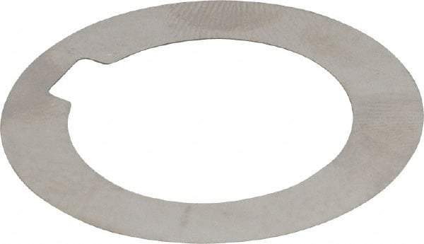 Made in USA - 3/32" Long x 1/4" Wide Notch, 0.005" Thick Internal Notched Washer - 301-304 Stainless Steel, 1" ID, 1-1/2" OD - USA Tool & Supply
