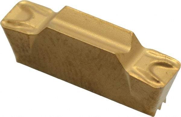 Seco - LCMF, 0.157" Cutting Width, FT, CP500 Grade, Double End Multi-Directional Turning Insert - TiAlN, TiN Coated - USA Tool & Supply