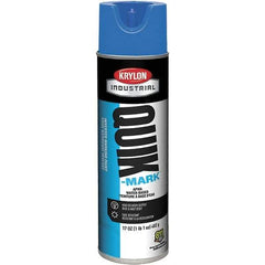 Krylon - 20 fl oz Blue Marking Paint - 50 to 60 Sq Ft Coverage, Water-Based Formula - USA Tool & Supply