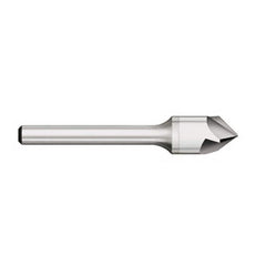 Titan USA - Countersinks; Head Diameter (Inch): 1/2 ; Head Diameter (Decimal Inch): 0.5000 ; Number of Flutes: 3 ; Included Angle: 100 ; Countersink Material: Solid Carbide ; Countersink Finish/Coating: Uncoated - Exact Industrial Supply