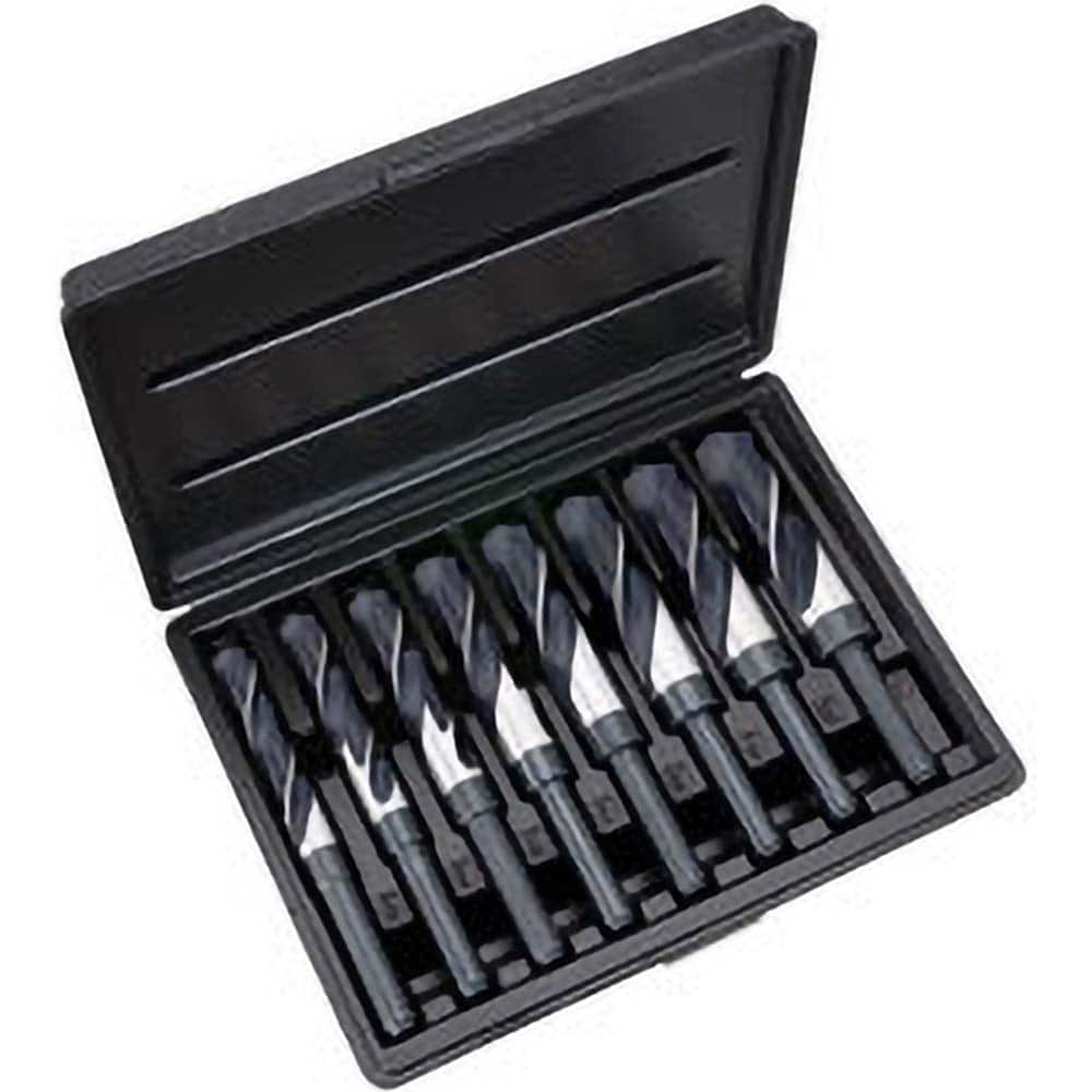 Titan USA - Drill Bit Sets; System of Measurement: Inch ; Drill Bit Material: High Speed Steel ; Drill Bit Set Type: Reduced Shank Drill Bits ; Minimum Drill Bit Size (Decimal Inch): 0.5625 ; Minimum Drill Bit Size (Inch): 9/16 ; Maximum Drill Bit Size ( - Exact Industrial Supply