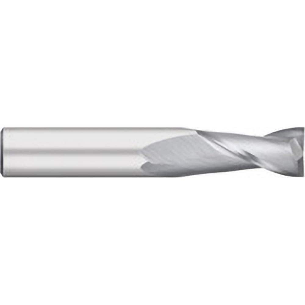 Titan USA - Square End Mills; Mill Diameter (Decimal Inch): 0.2188 ; Number of Flutes: 2 ; Length of Cut (Inch): 5/8 ; Length of Cut (Decimal Inch): 0.6250 ; Material: Solid Carbide ; Finish/Coating: Uncoated - Exact Industrial Supply