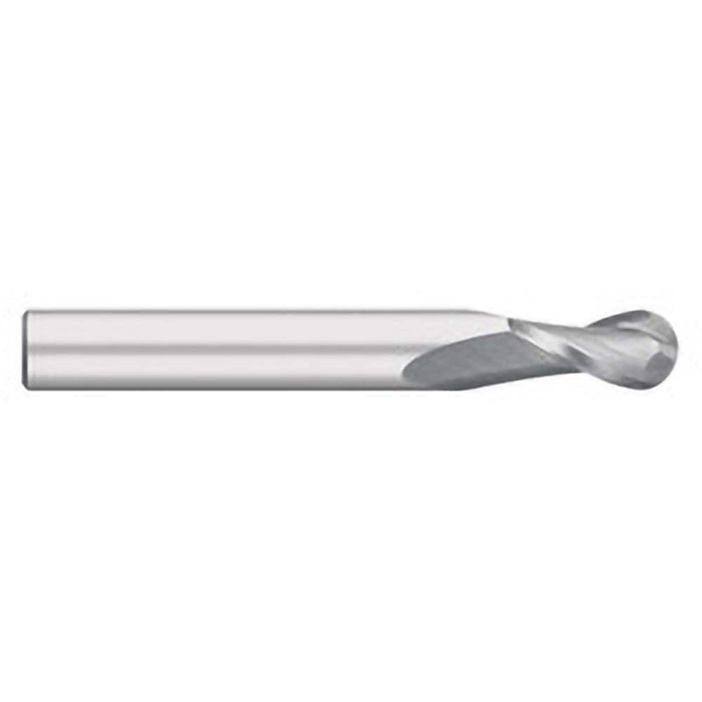 Titan USA - Ball End Mills; Mill Diameter (Inch): 1 ; Mill Diameter (Decimal Inch): 1.0000 ; Number of Flutes: 2 ; Length of Cut (Inch): 2-1/4 ; Length of Cut (Decimal Inch): 2.2500 ; Material: Solid Carbide - Exact Industrial Supply