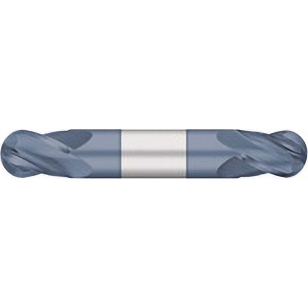 Titan USA - Ball End Mills; Mill Diameter (Inch): 7/16 ; Mill Diameter (Decimal Inch): 0.4375 ; Number of Flutes: 4 ; Length of Cut (Inch): 9/16 ; Length of Cut (Decimal Inch): 0.5625 ; Material: Solid Carbide - Exact Industrial Supply