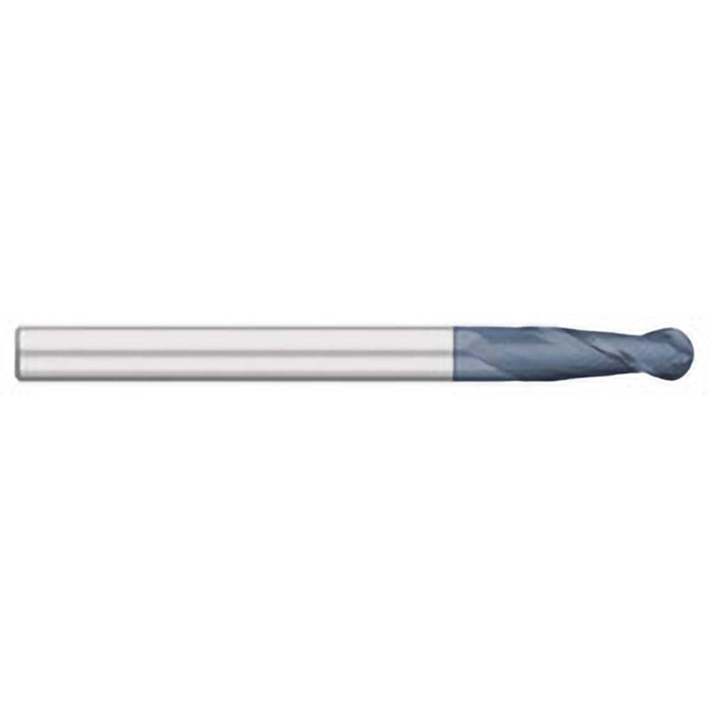 Titan USA - Ball End Mills; Mill Diameter (Inch): 5/8 ; Mill Diameter (Decimal Inch): 0.6250 ; Number of Flutes: 2 ; Length of Cut (Inch): 3 ; Length of Cut (Decimal Inch): 3.0000 ; Material: Solid Carbide - Exact Industrial Supply