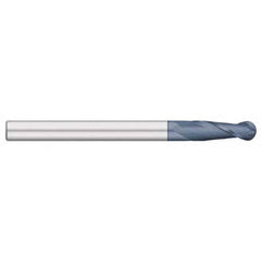 Titan USA - Ball End Mills; Mill Diameter (Inch): 7/16 ; Mill Diameter (Decimal Inch): 0.4375 ; Number of Flutes: 2 ; Length of Cut (Inch): 3 ; Length of Cut (Decimal Inch): 3.0000 ; Material: Solid Carbide - Exact Industrial Supply