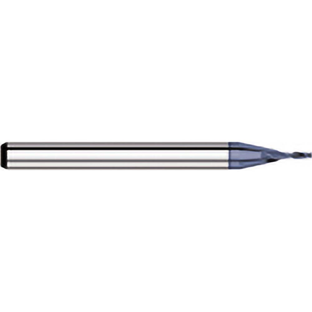 Titan USA - Square End Mills; Mill Diameter (Decimal Inch): 0.0450 ; Number of Flutes: 2 ; Length of Cut (Decimal Inch): 0.1350 ; Material: Solid Carbide ; Finish/Coating: AlTiN ; Shank Diameter (Inch): 1/8 - Exact Industrial Supply