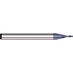 Titan USA - Square End Mills; Mill Diameter (mm): 2.50 ; Mill Diameter (Decimal Inch): 0.0980 ; Number of Flutes: 2 ; Length of Cut (Decimal Inch): 0.2940 ; Material: Solid Carbide ; Finish/Coating: AlTiN - Exact Industrial Supply