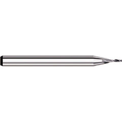 Titan USA - Square End Mills; Mill Diameter (mm): 1.60 ; Mill Diameter (Decimal Inch): 0.0630 ; Number of Flutes: 2 ; Length of Cut (Decimal Inch): 0.1890 ; Material: Solid Carbide ; Finish/Coating: Uncoated - Exact Industrial Supply