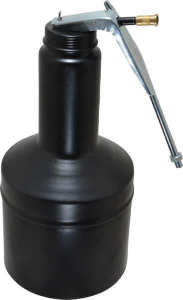 PRO-LUBE - 6" Long Rigid Spout, Pistol-Grip Oiler - Steel Body, Enamel - USA Tool & Supply