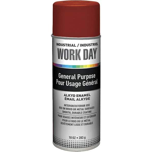 Krylon - 10 oz Red Enamel Spray Primer - 9 to 13 Sq Ft Coverage, Quick Drying - USA Tool & Supply