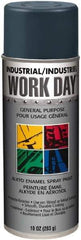 Krylon - Gray, Gloss, Enamel Spray Paint - 9 to 13 Sq Ft per Can, 10 oz Container, Use on Ceramics, Glass, Metal, Plaster, Wood - USA Tool & Supply