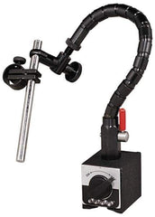 Flexbar - 65 Lb Magnetic Force, Fine Adjustment Indicator Positioner & Holder with Base - Flexible Arm, Rectangular Base, 2-5/8" Base Height, 2-1/4" Base Length, 2" Base Width - USA Tool & Supply