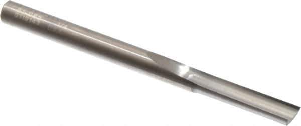 Onsrud - 1/4" Diam, 1/4" Shank Diam, 1" Length of Cut, 1 Flute Single Edge Straight Router Bit - 3-1/4" Overall Length, Right Hand Cut, Solid Carbide - USA Tool & Supply