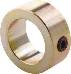 Climax Metal Products - 1/16" Bore, Steel, Set Screw Shaft Collar - 1/4" Outside Diam, 3/16" Wide - USA Tool & Supply