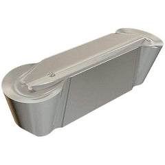 Iscar - 8040GIDA YZ Grade ID5, 8mm Cutting Width Polycrystalline Diamond (PCD) Grooving Insert - 4mm Max Depth of Cut, Neutral, 4mm Corner Radius, Uncoated - USA Tool & Supply