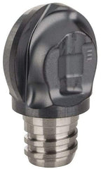 Iscar - MM HBR Grade IC908 Carbide Ball Nose Milling Tip Insert - TiAlN Finish, 2 Flutes, 1/2" Cutting Diam, 0.482" Extension - USA Tool & Supply