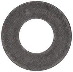 Made in USA - #4 Screw, Grade 300 Stainless Steel Standard Flat Washer - 1/8" ID x 1/4" OD, 0.017" Thick, Plain Finish, Meets Military Specifications - USA Tool & Supply