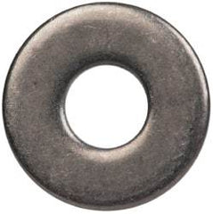 Made in USA - #4 Screw, Grade 300 Stainless Steel Standard Flat Washer - 1/8" ID x 0.312" OD, 0.025" Thick, Passivated Finish, Meets Military Specifications - USA Tool & Supply