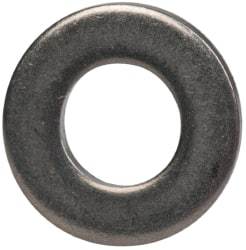 Made in USA - #6L Screw, Grade 300 Stainless Steel Standard Flat Washer - 0.156" ID x 0.312" OD, 0.027" Thick, Plain Finish, Meets Military Specifications - USA Tool & Supply