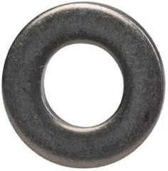 Made in USA - #6L Screw, Grade 300 Stainless Steel Standard Flat Washer - 0.156" ID x 0.312" OD, 0.027" Thick, Plain Finish, Meets Military Specifications - USA Tool & Supply