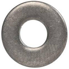 Made in USA - #8 Screw, Grade 300 Stainless Steel Standard Flat Washer - 0.188" ID x 0.438" OD, 0.065" Thick, Passivated Finish, Meets Military Specifications - USA Tool & Supply