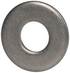 Made in USA - #10 Screw, Grade 300 Stainless Steel Standard Flat Washer - 0.219" ID x 0.438" OD, 0.065" Thick, Plain Finish, Meets Military Specifications - USA Tool & Supply