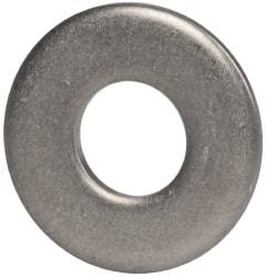Made in USA - #10 Screw, Grade 300 Stainless Steel Standard Flat Washer - 0.219" ID x 1/2" OD, 0.065" Thick, Passivated Finish, Meets Military Specifications - USA Tool & Supply